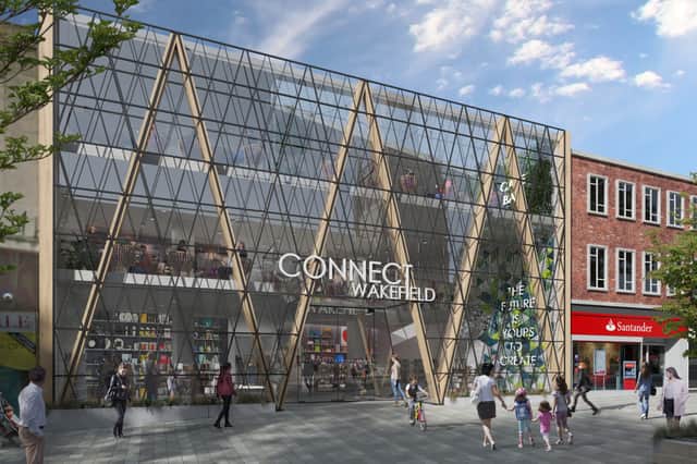 Wakefield Council released images in 2023 of how the transformed BHS building could look.