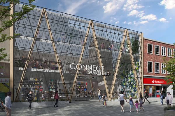 Wakefield Council released images in 2023 of how the transformed BHS building could look.