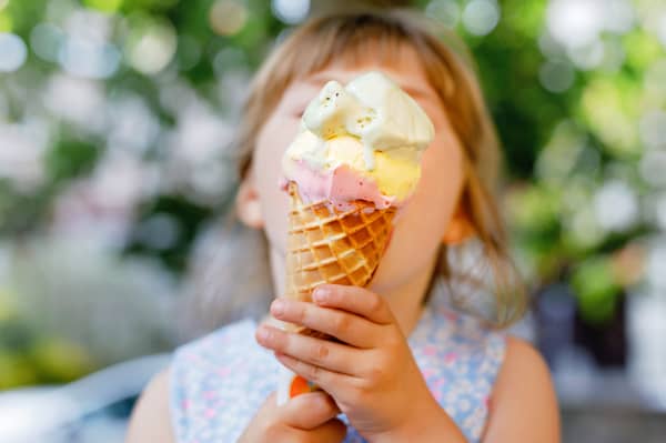 A new survey found that parents will fork out almost £50 per child on ice creams over the summer holidays 