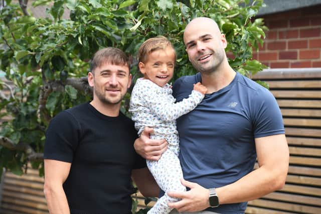 Pictured: Callum, Maggie, and Stephen