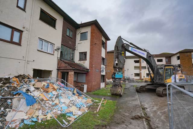 The council had recently demolished the former Kingsdale Court flats, which had been blighted by anti-social behaviour