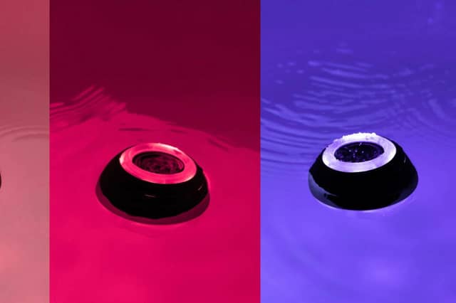 The Lush Bath Bot combines colourful lighting and 180° sound to create a relaxing, spa-like bathing experience.