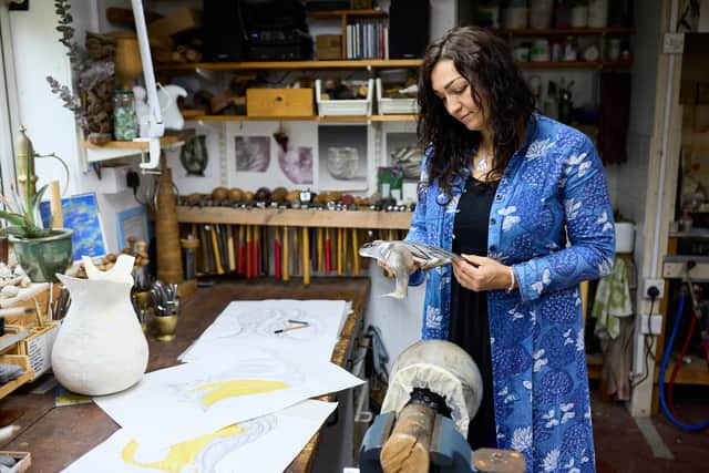 Artist Miriam Handid.