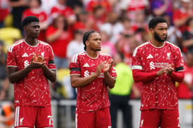 Liverpool defender Joe Gomez will miss Sunday's meeting with Leeds United through injury.