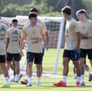 SET TO MOVE: Former Leeds United loanee  Facundo Buonanotte, front.