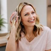 The Manta Hairbrush's flexible base is designed to move with your hair, helping to reduce tension and minimise breakage while brushing.