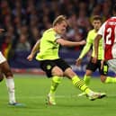 FACTOR: Borussia Dortmund's 4-0 defeat at Ajax in the Champions League clash of October 2021, above, for Leeds United transfer target Julian Brandt, centre, joining the Dutch giants.