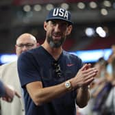 TREAT: For Michael Phelps as Leeds United beat Liverpool.