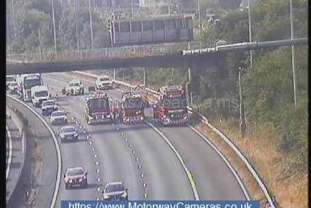 M62 Leeds crash