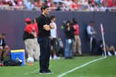 MOST USEFUL: Test for Liverpool and boss Andoni Iraola, above, against Leeds United in Chicago.