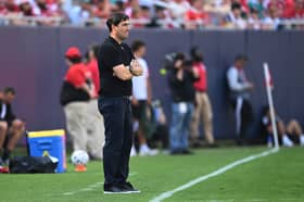 MOST USEFUL: Test for Liverpool and boss Andoni Iraola, above, against Leeds United in Chicago.