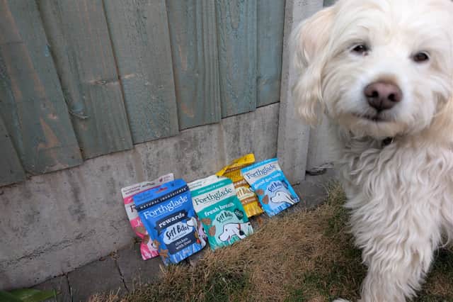 Forthglade's Soft bites multifunctional dog treats multipack offers six 90g bags