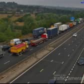 Drivers are facing continued delays on the M1 northbound near Wakefield this morning.