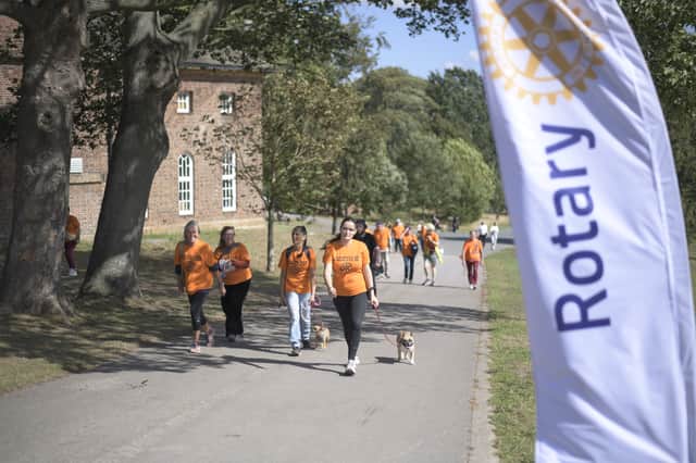 The annual walk is organised by seven Rotary Clubs across Leeds