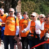 The walk has raised £39,000 for Alzheimer's Research UK over the past two years