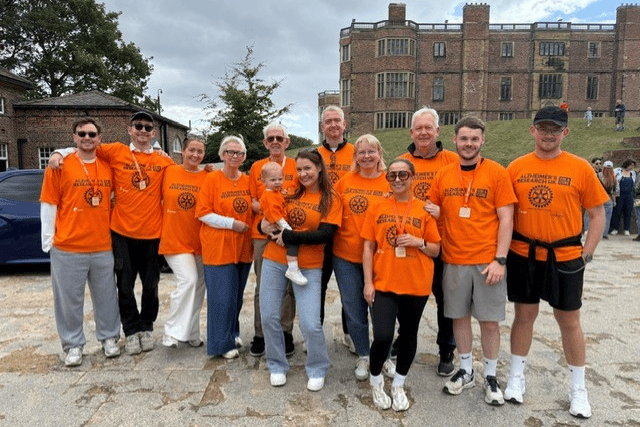 The Dodds family at the Rotary Leeds Walk last year