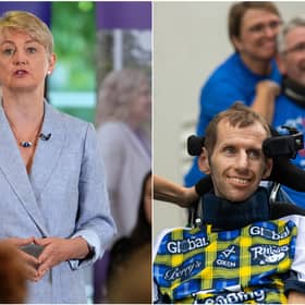 Health Secretary Yvette Cooper praised the work of Rob Burrow, as she announced new fast-track support for patients with motor neurone disease