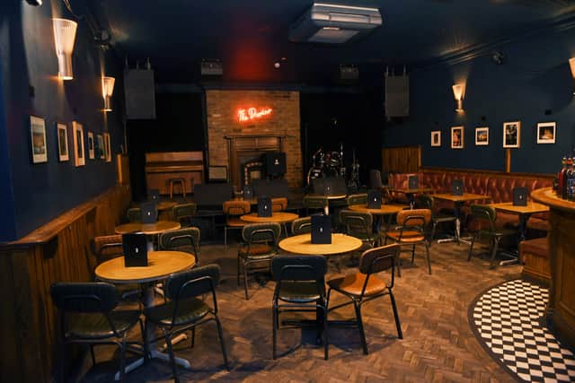 The underground jazz bar has live music 7 days a week.
