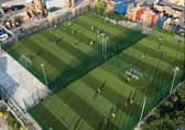 Football World in Cross Green has built four padel courts which were approved following inspection by Leeds City Council planners.