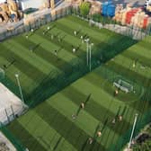 Football World in Cross Green has built four padel courts which were approved following inspection by Leeds City Council planners.
