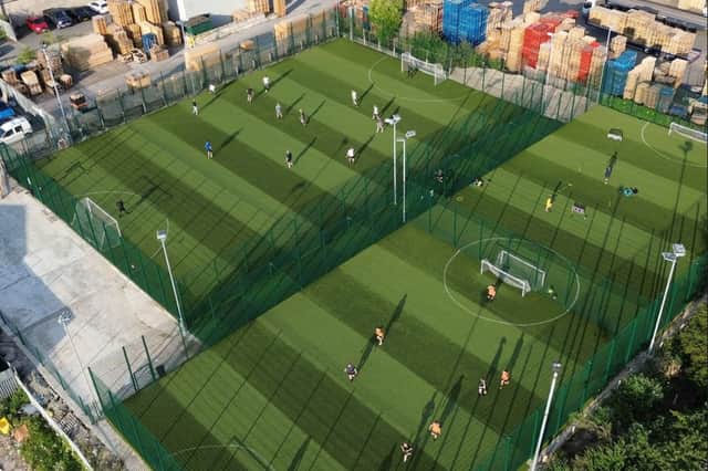 Football World in Cross Green has built four padel courts which were approved following inspection by Leeds City Council planners.