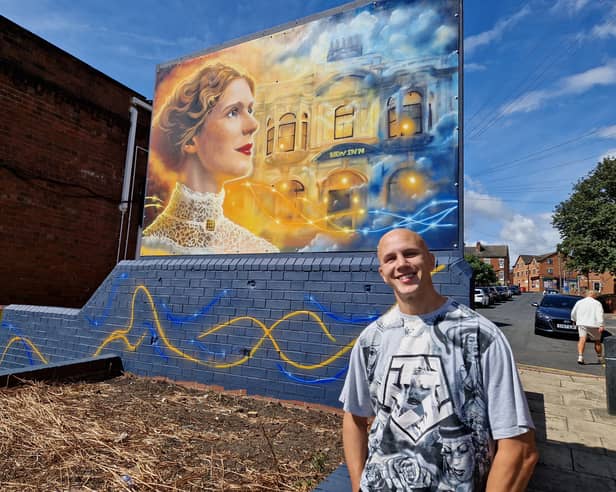 Beeston artist Karl Canning painted the artwork over four months.