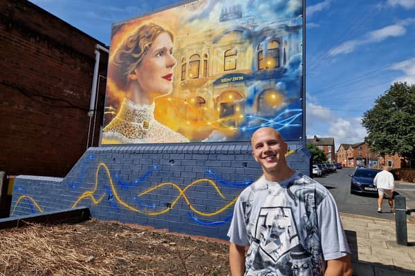 Beeston artist Karl Canning painted the artwork over four months.
