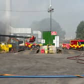 Fire at waste management site in Stourton 