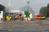 Fire at waste management site in Stourton 