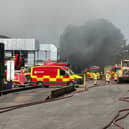 Fire at waste management site in Stourton