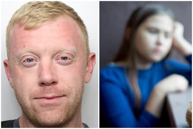 Yates (pictured) was jailed for 12 years for raping a teenage girl.