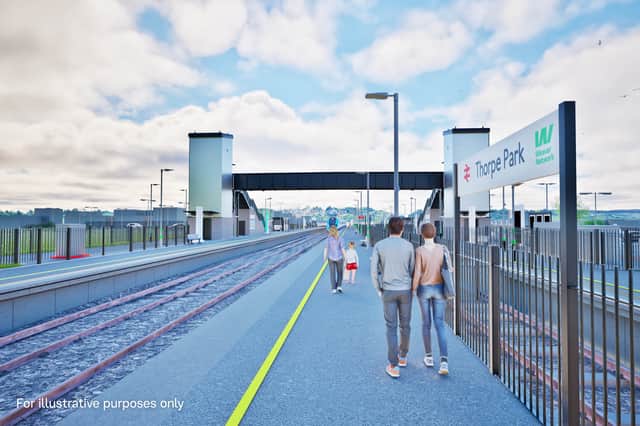 Thorpe Park Rail Station will create a new link between east Leeds and the city centre.