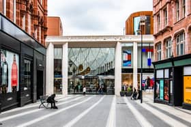 Date: 12th September 2022.
Picture James Hardisty.
New stock images for Victoria Leeds, including Victoria Gate, and the Victoria Quarter arcades. Pictured Businesses in Victoria Gate, Leeds.