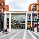 Date: 12th September 2022.
Picture James Hardisty.
New stock images for Victoria Leeds, including Victoria Gate, and the Victoria Quarter arcades. Pictured Businesses in Victoria Gate, Leeds.