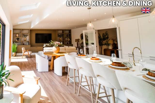 The Lancashire property is lavishly appointed