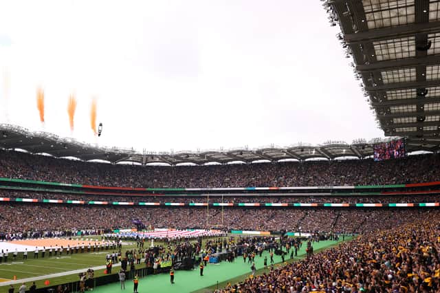 Leeds United and Manchester United will meet at a sold out 82,000-capacity Croke Park this evening.