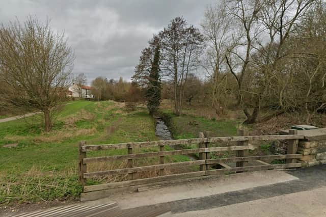 Grimes Dyke Beck was polluted with wastewater last weekend.