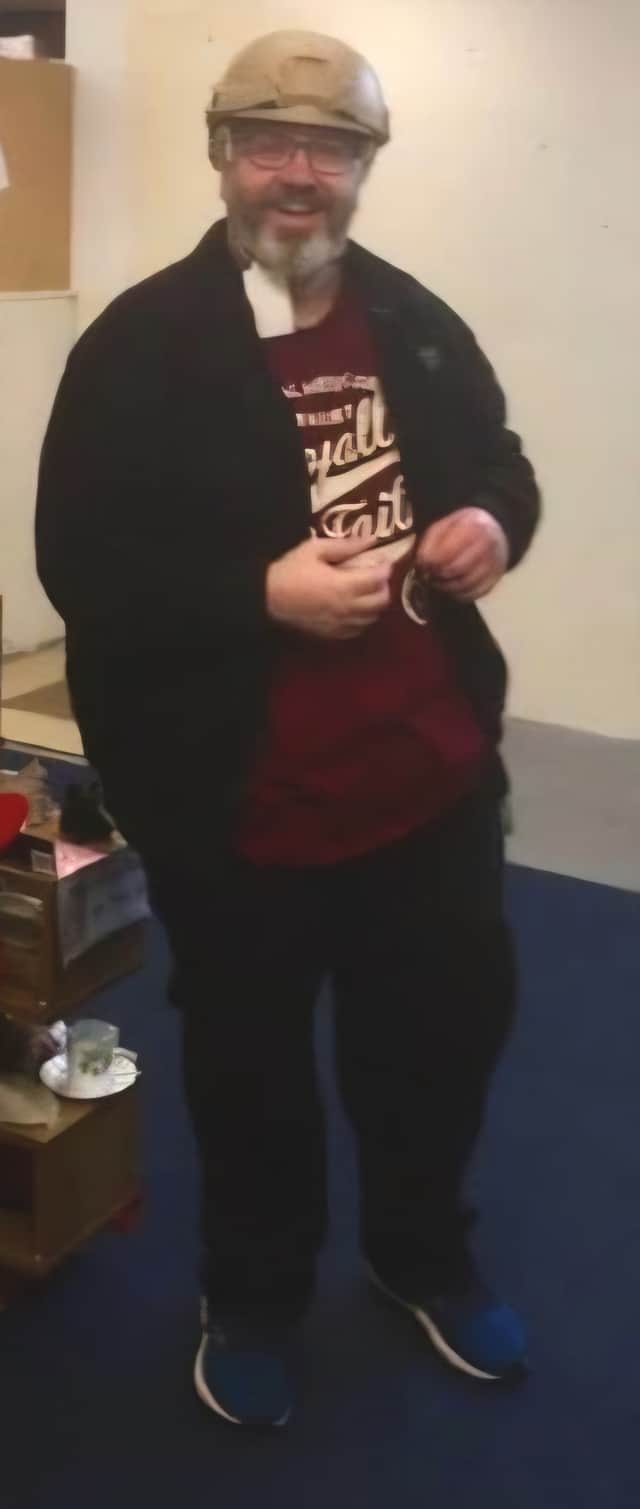 Richard Whitehead at his heaviest weighed 24st and wore 5XL clothes