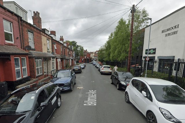 The collision occurred on Bellbrooke Avenue, Harehills this morning.