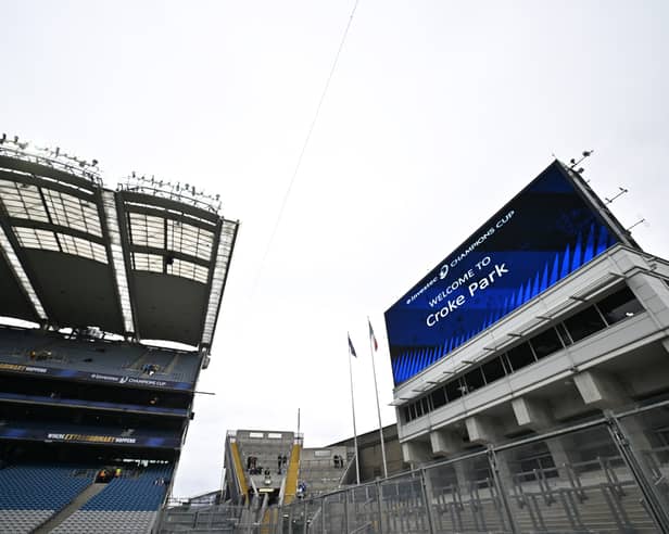 BIG STAGE: As Leeds United take on Manchester United at Croke Park, above.