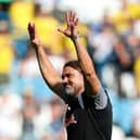 DELIGHT: With Leeds United's new signings from boss Daniel Farke.