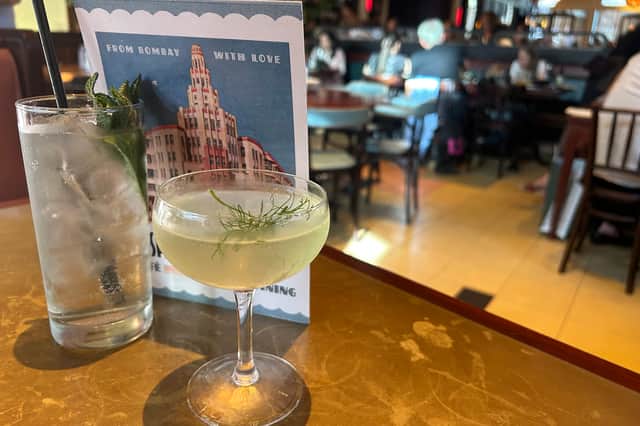 The India Gimlet and mojito
