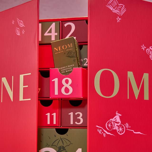 NEOM Wellbeing has only released this close-up teaser image of its 2026 Advent Calendar.