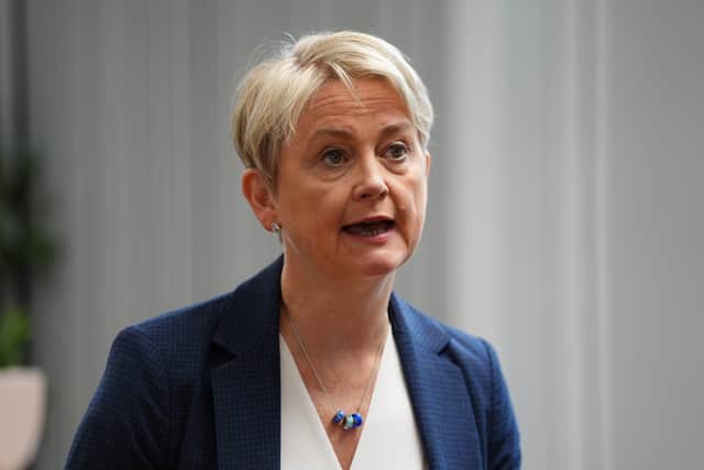 Health Secretary Yvette Cooper.