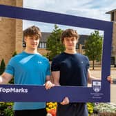Alex and Harry, both students at The Grammar School at Leeds (GSAL) are heading to the same university to study the same course after receiving an exceptional set of A-level results