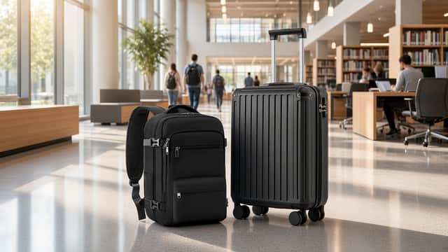 The COOLIFE cabin suitcase and backpack set is reduced to £60.75 on Amazon