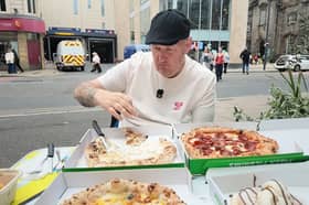 Danny Malin reviewed Pizza Pilgrims in Leeds on his Danny vs Food YouTube channel