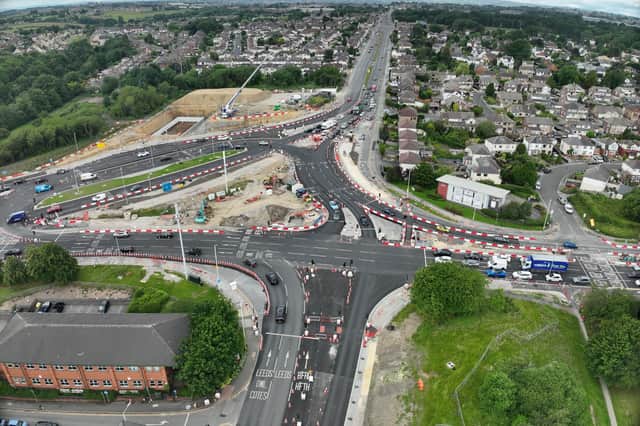 £44m has been invested in improving Dawsons Corner and Stanningley Bypass