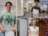 Students celebrate A-Level success in Leeds in 2026 at Leeds Mathematics School