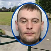 Mitchell (inset) attacked the man in Hembrigg Park in Morley after a nightclub fracas 